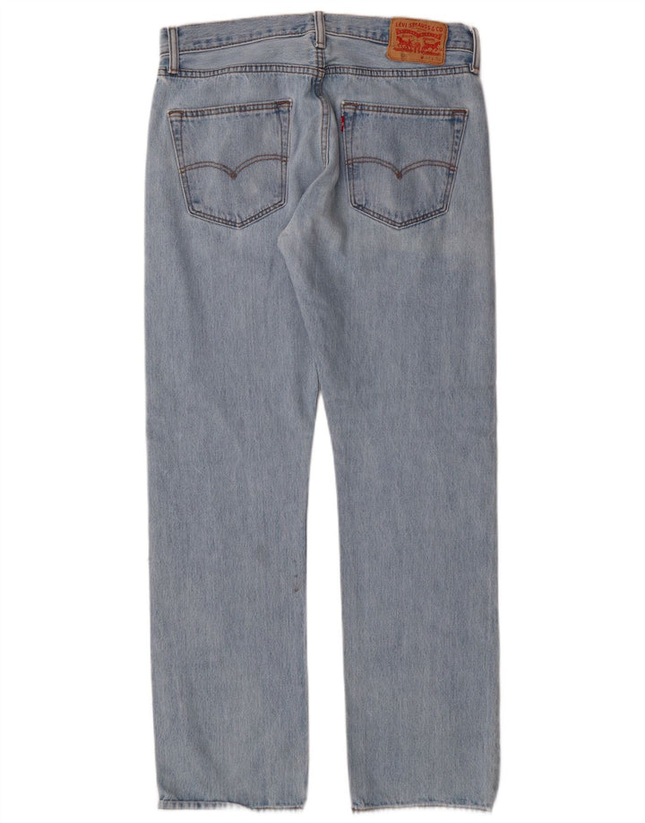 Levi's muške 501 ravne traperice W33 L32 plavi pamuk