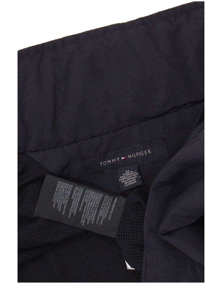 TOMMY HILFIGER muška bomber jakna s kapuljačom UK 38 srednje tamnoplavi najlon