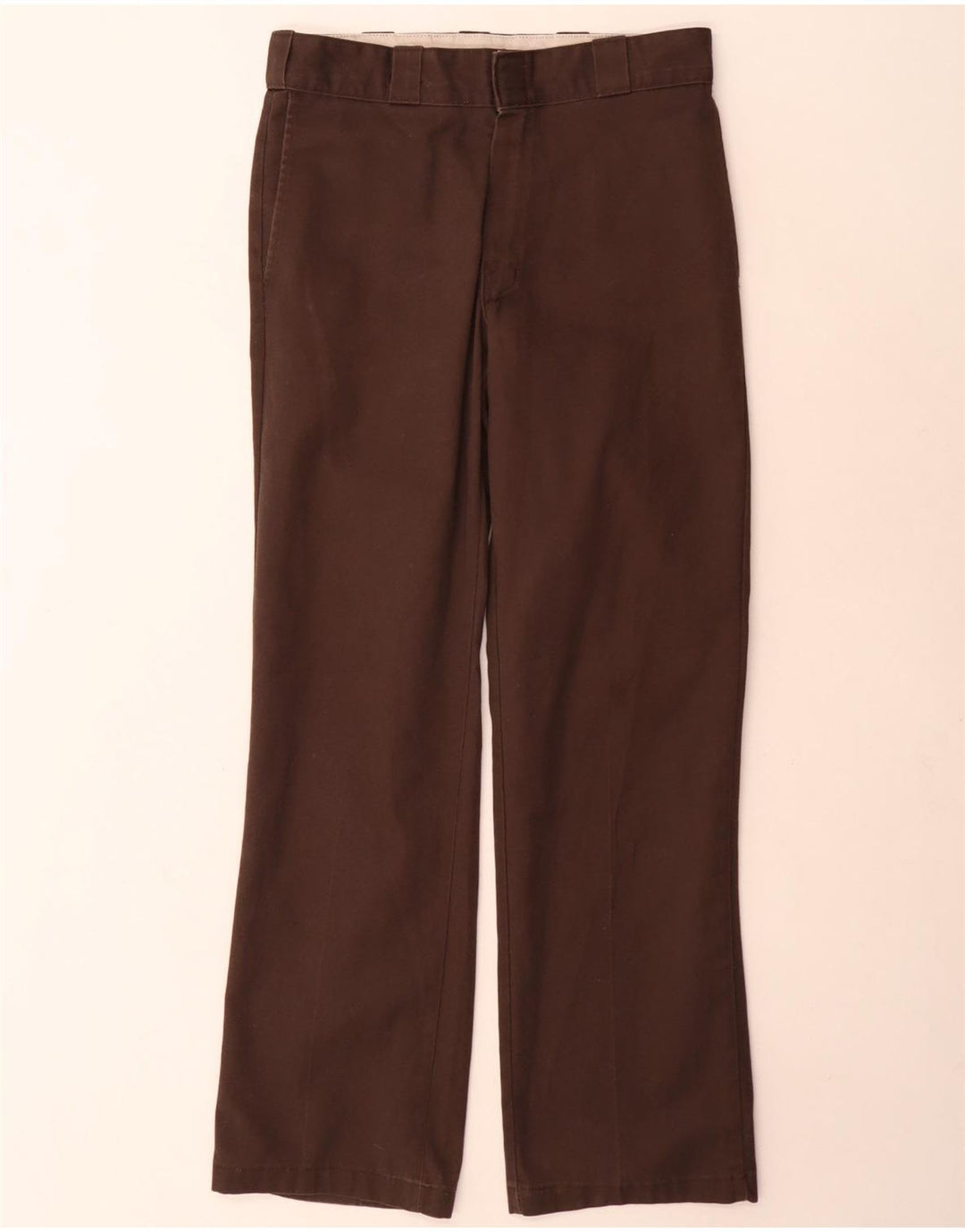 Dickies Mens 874 Straight Chino Trousers W31 L32 Brown Polyester