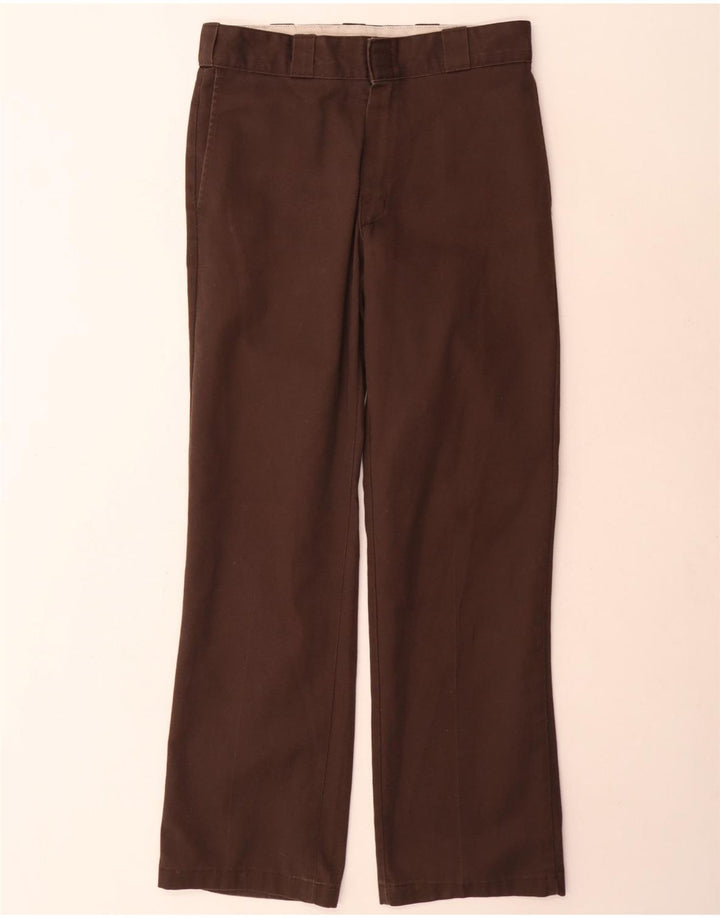 Dickies Mens 874 Straight Chino Trousers W31 L32 Brown Polyester