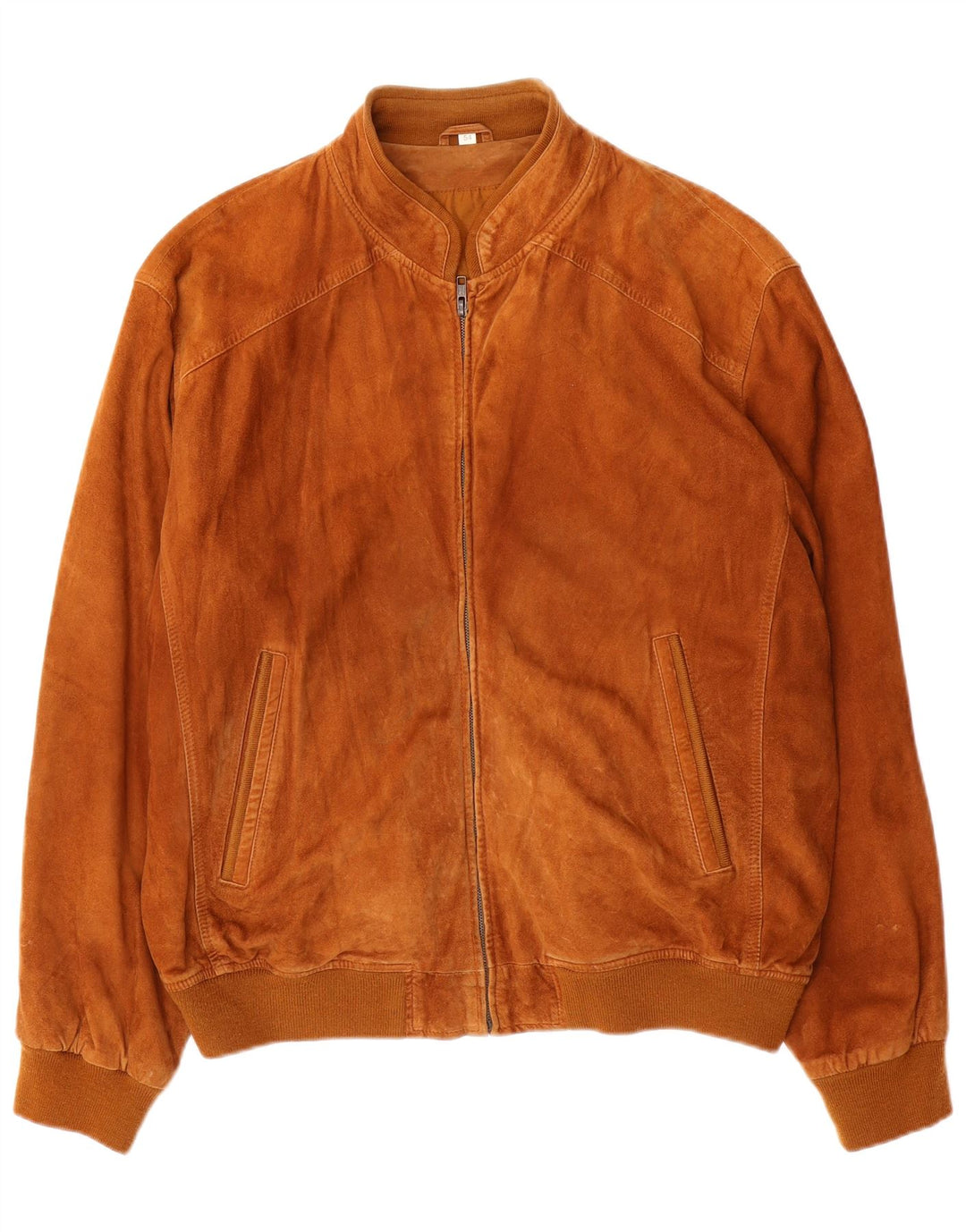 VINTAGE muška bomber jakna od brušene kože IT 54 2XL bež koža