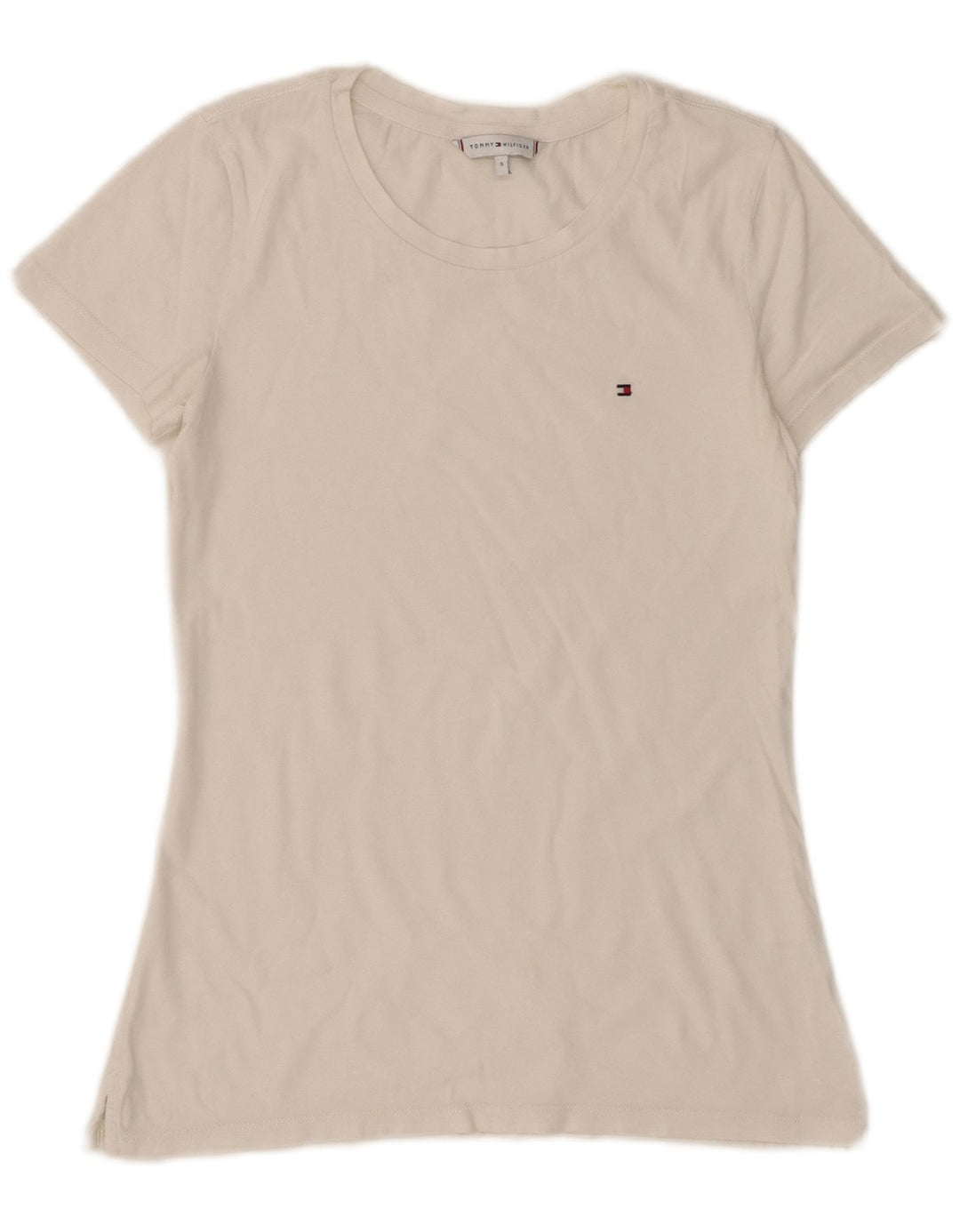 Tommy Hilfiger Ženska majica kratkih rukava UK 8 Small White