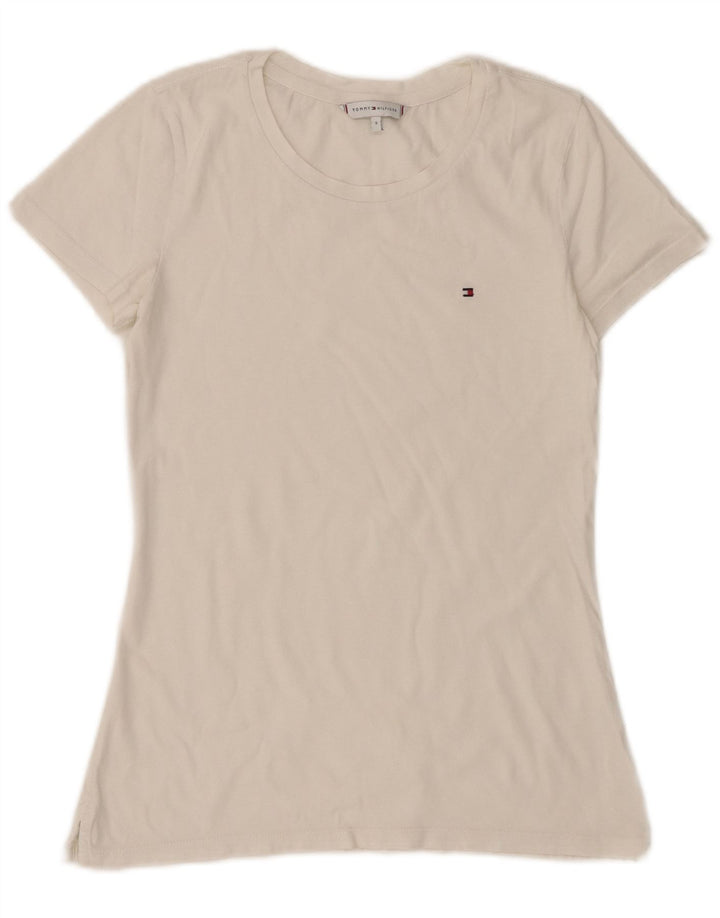 Tommy Hilfiger Ženska majica kratkih rukava UK 8 Small White