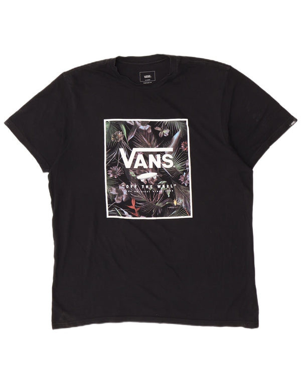 Vans muška majica kratkih rukava prilagođenog kroja XL, crni pamuk