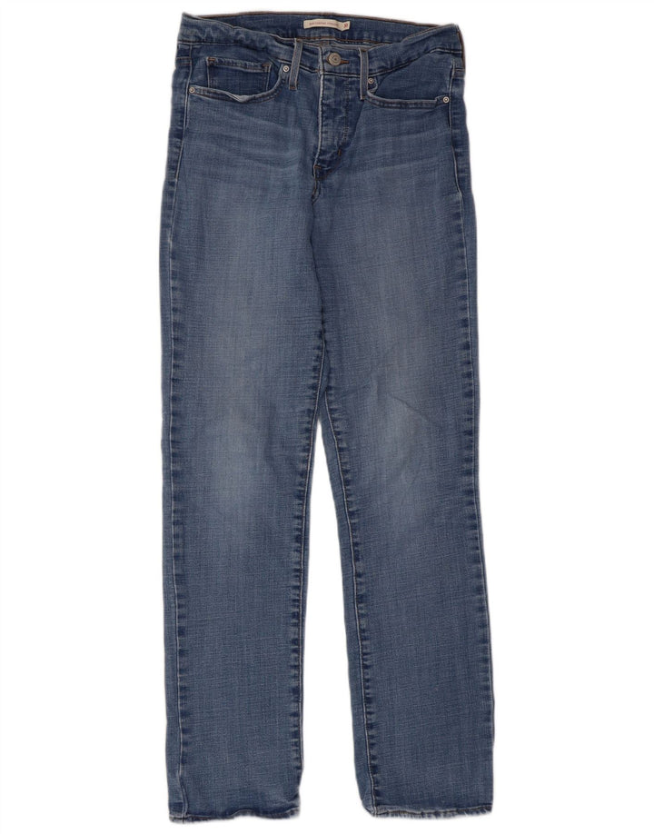 Levi's ženske ravne traperice 314 za oblikovanje W30 L32 plavi pamuk