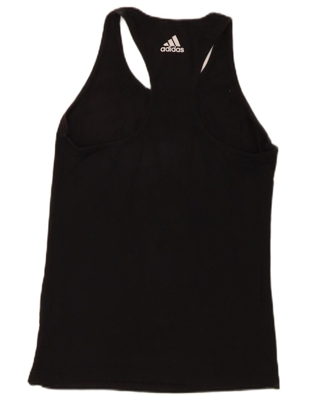 ADIDAS Womens Graphic Vest Top UK 10 Small Black
