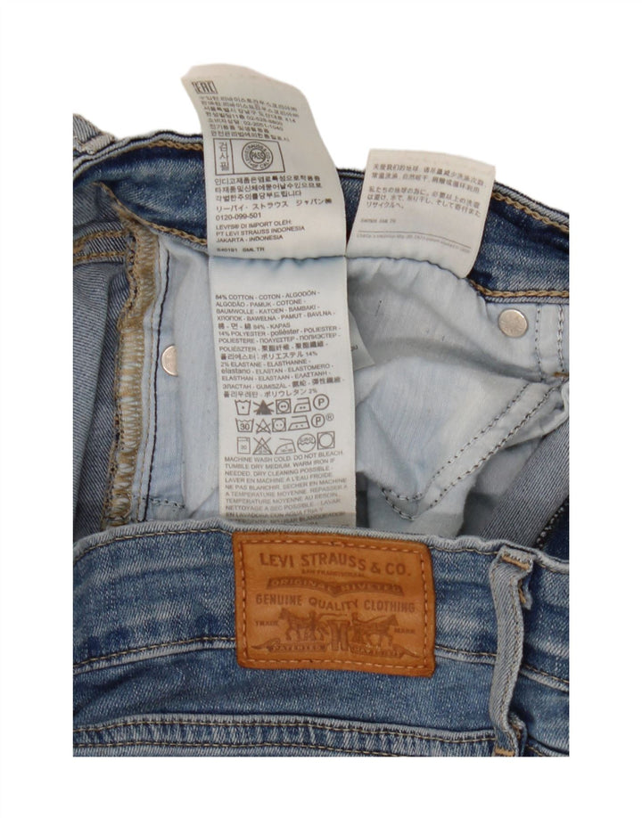 Levi's ženske kratke uske traperice 712 W31 L25 plavi pamuk