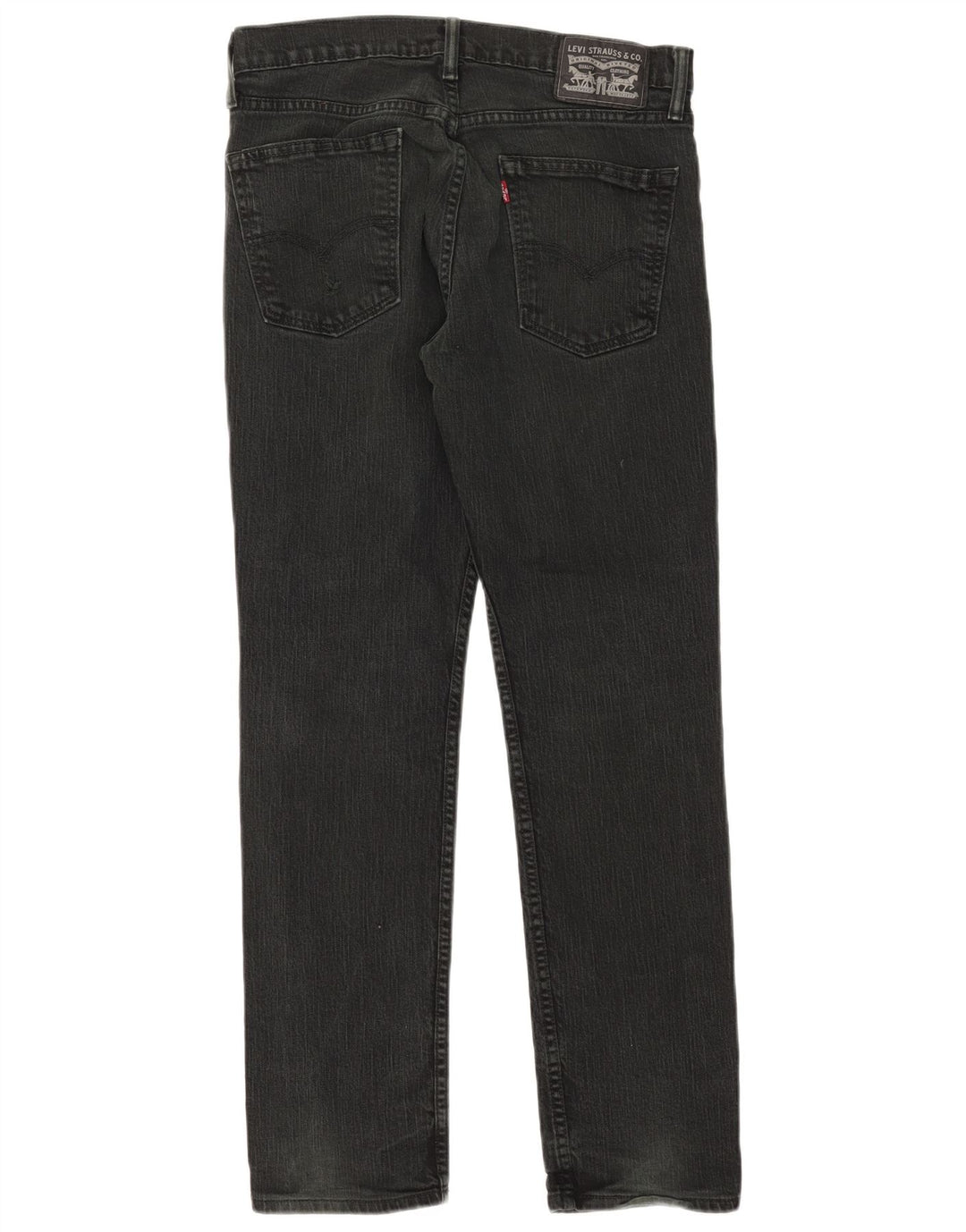 Levi's ženske ravne traperice W32 L30 crni pamuk