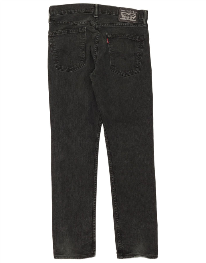 Levi's ženske ravne traperice W32 L30 crni pamuk