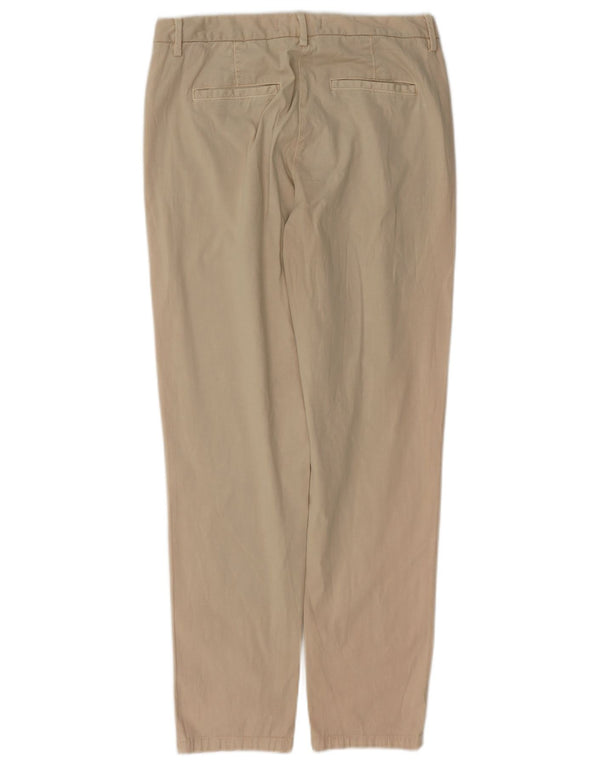 Marks & Spencer ženske uske chino hlače UK 10 male W27 L29 bež pamuk