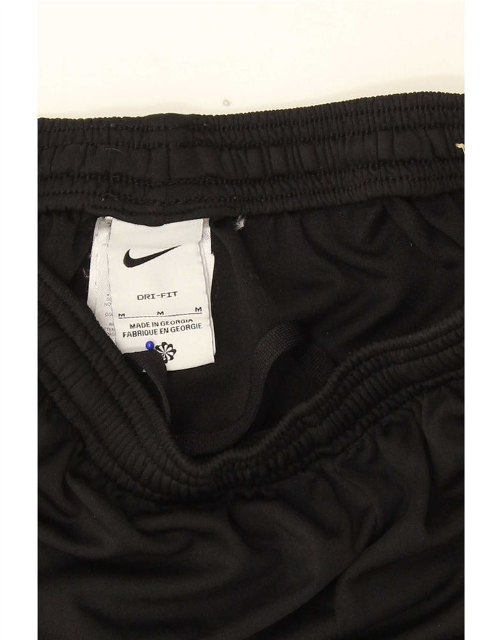 Nike Ženske Dri Fit Trenirke Hlače UK 12 srednje crne