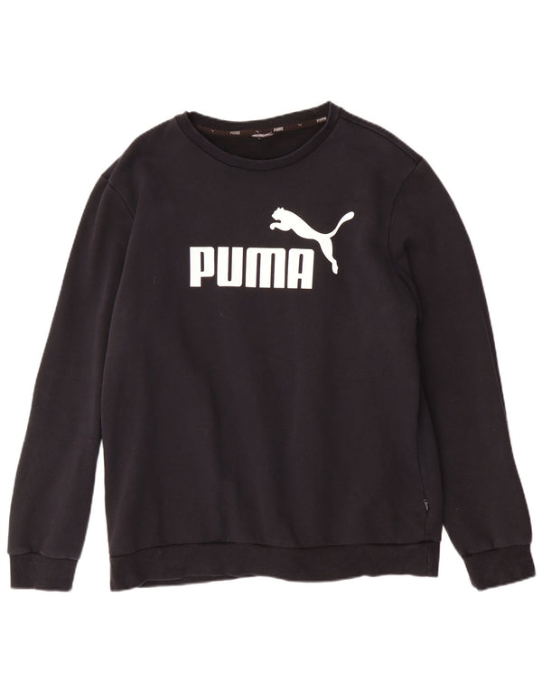 Puma muška majica s grafičkim motivima, velika crna