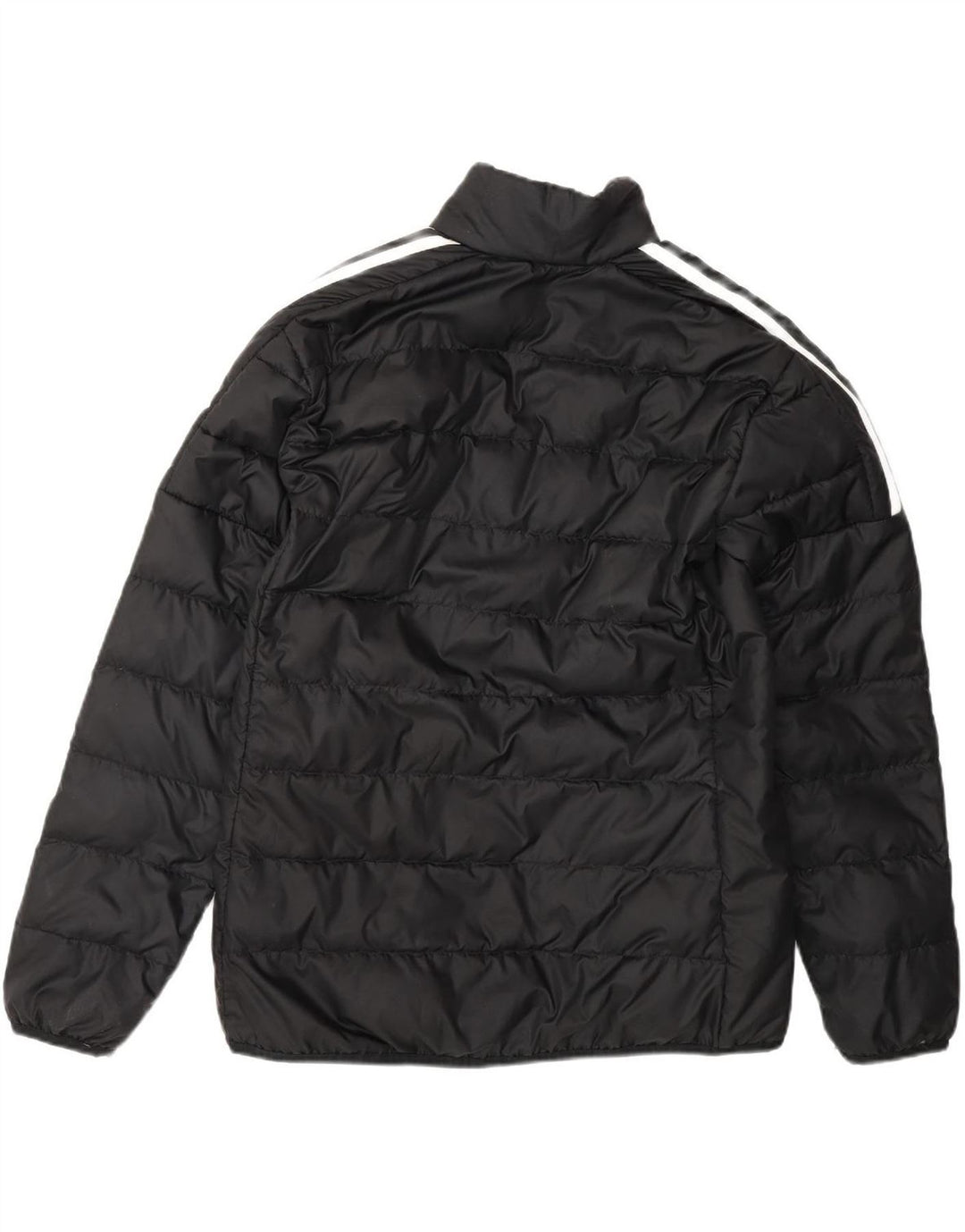 ADIDAS Womens Padded Jacket UK 10 Small Black Polyester
