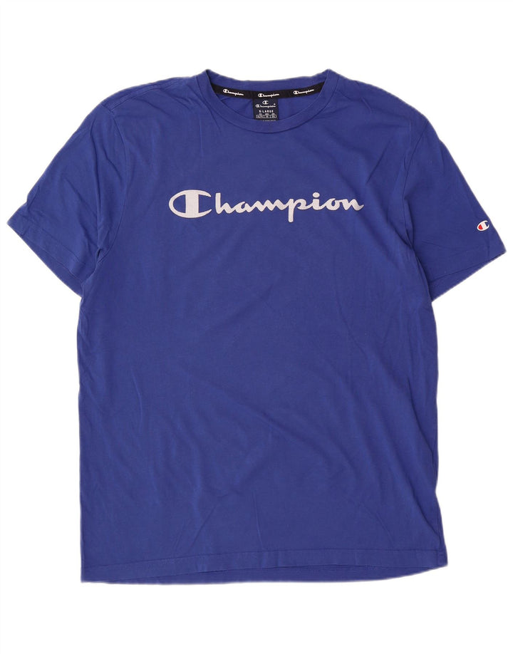 Champion Top XL plava muška grafička majica kratkih rukava