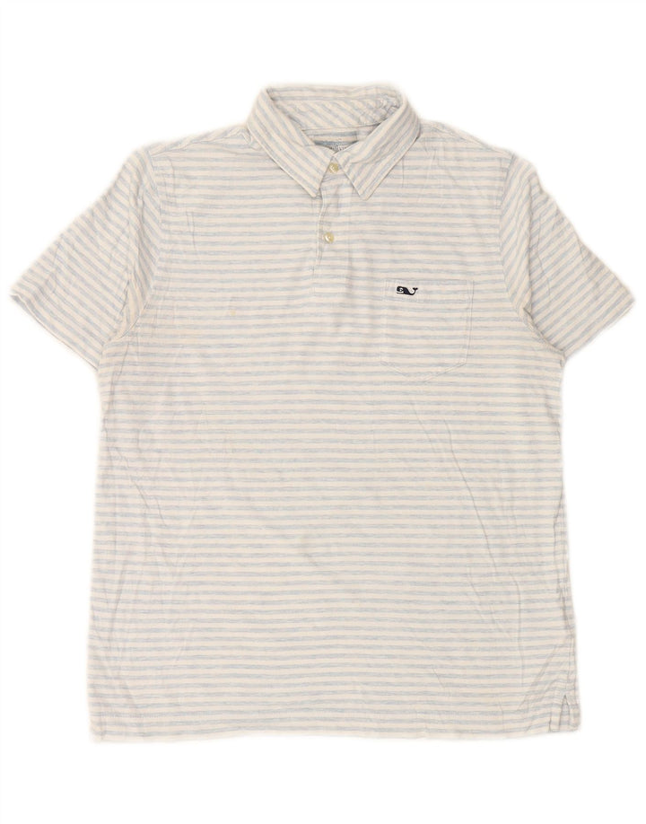 VINEYARD VINES Polo majica za dječake 15-16 godina, pamuk na velike bijele pruge