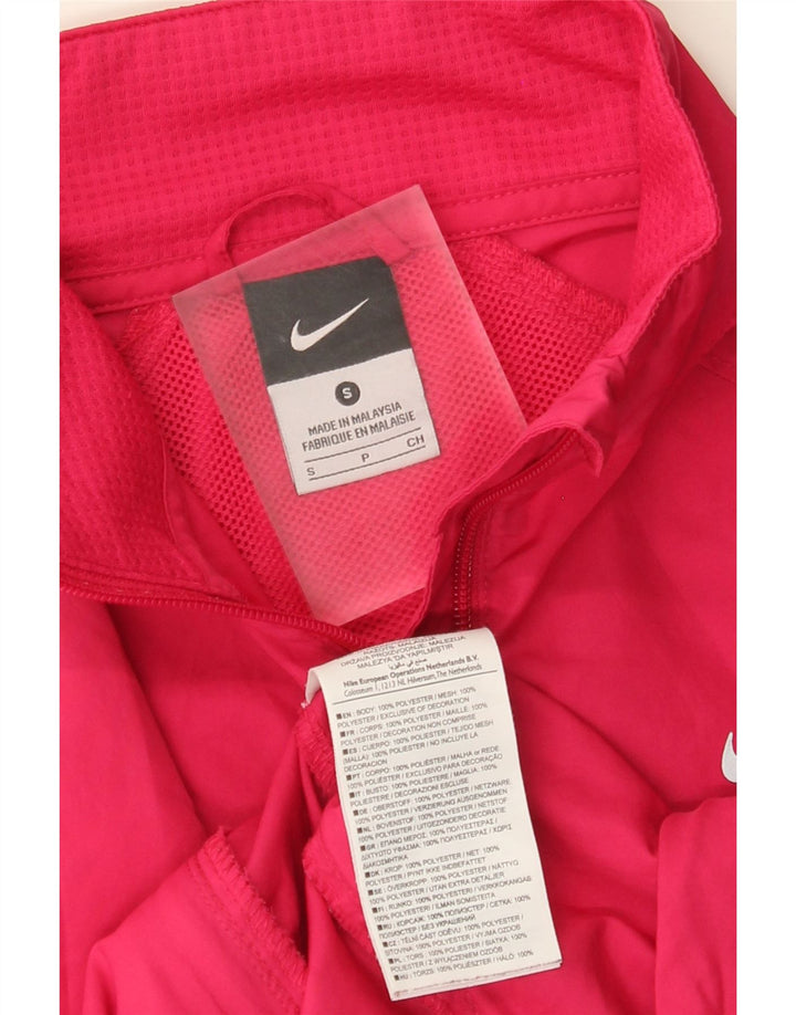 NIKE ženska gornja jakna za trenirku UK 10 mali crveni poliester