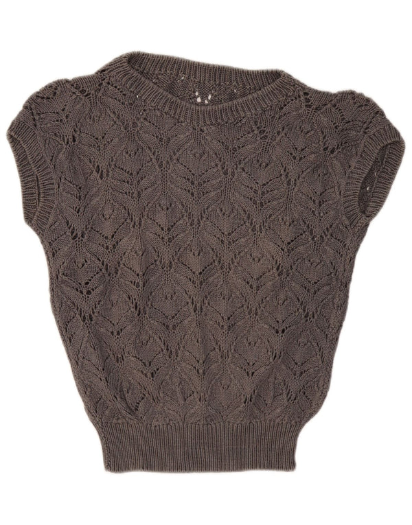 VINTAGE ženska majica bez rukava UK 16 velika siva