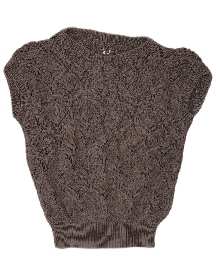 VINTAGE ženska majica bez rukava UK 16 velika siva