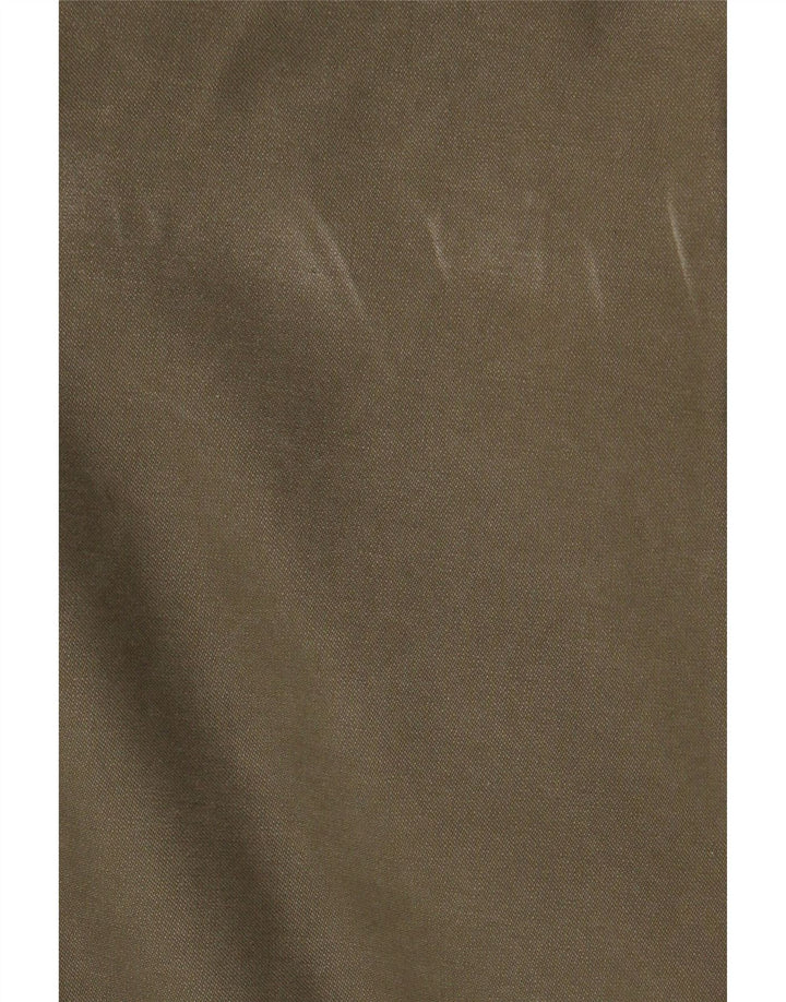 VINTAGE muška vojna parka jakna s kapuljačom UK 40 Large kaki