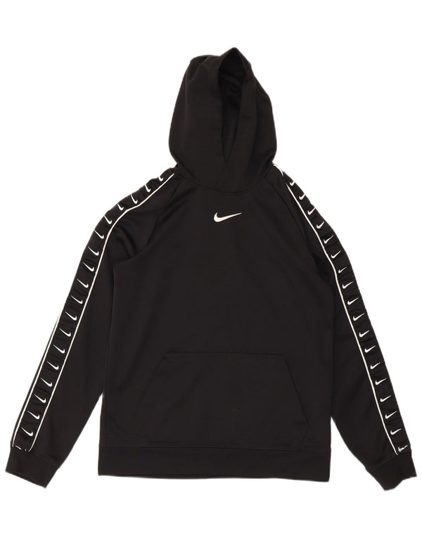 Nike Boys Graphic Hoodie Džemper 12-13 godina Veliki crni poliester sportski