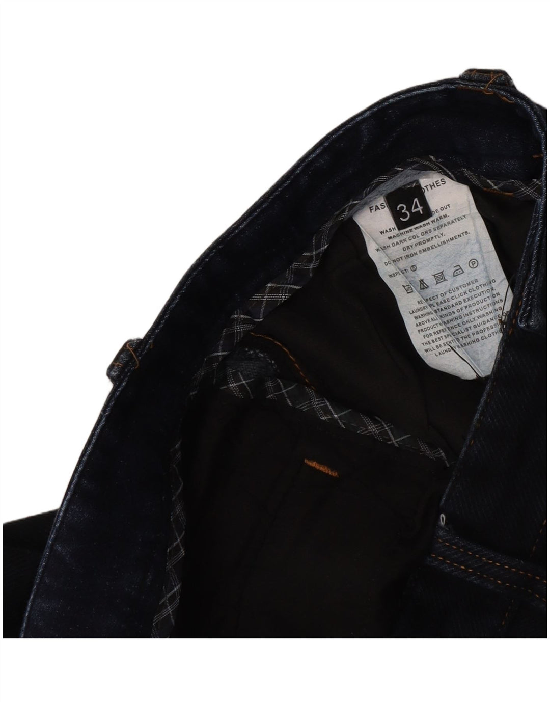 Tommy Hilfiger muške kapri traperice W34 L22 tamnoplave