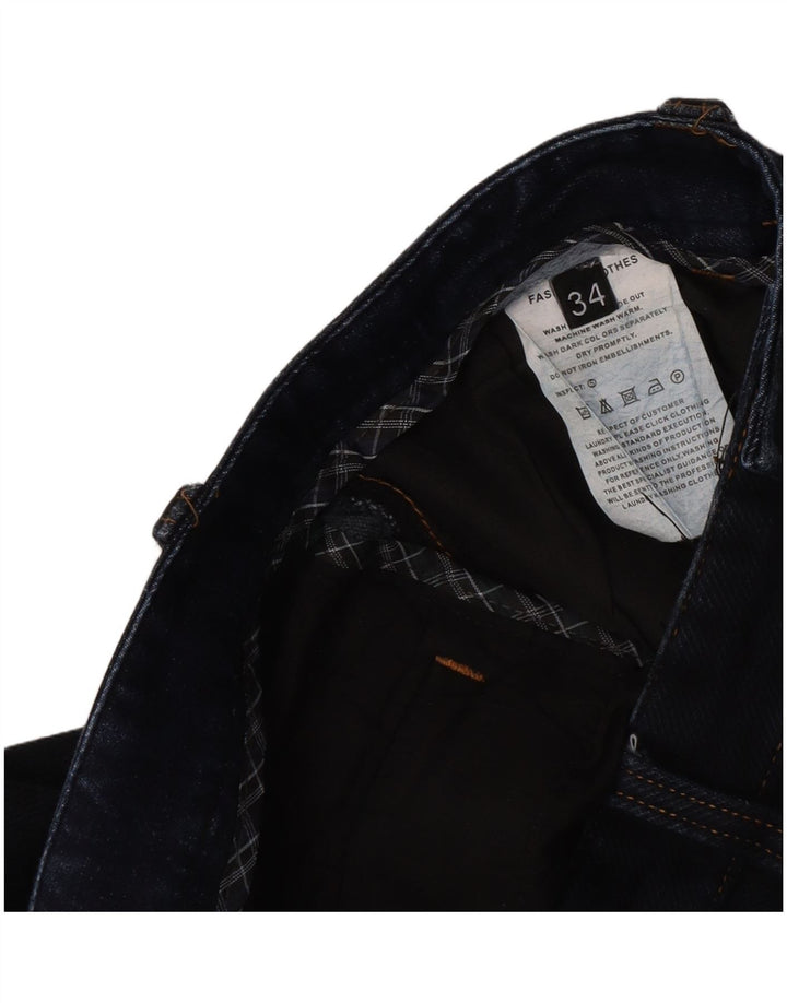 Tommy Hilfiger muške kapri traperice W34 L22 tamnoplave