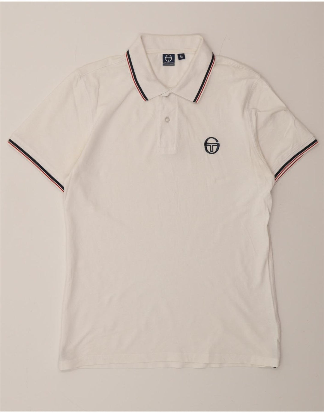 SERGIO TACCHINI Muška polo majica Srednje bijeli pamuk