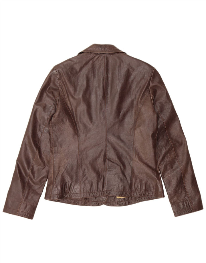 Massimo Rebecchi Ženska jakna s 2 gumba IT 46 Large Brown