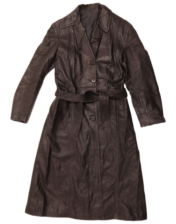 VINTAGE ženski kožni kaput IT 40 mali crni