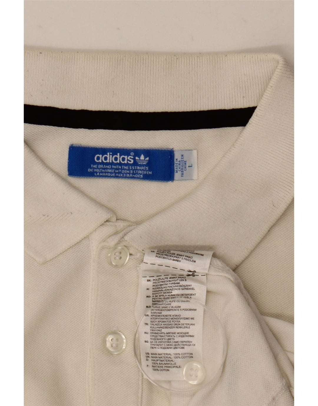Adidas muška polo majica velika bijela pamučna