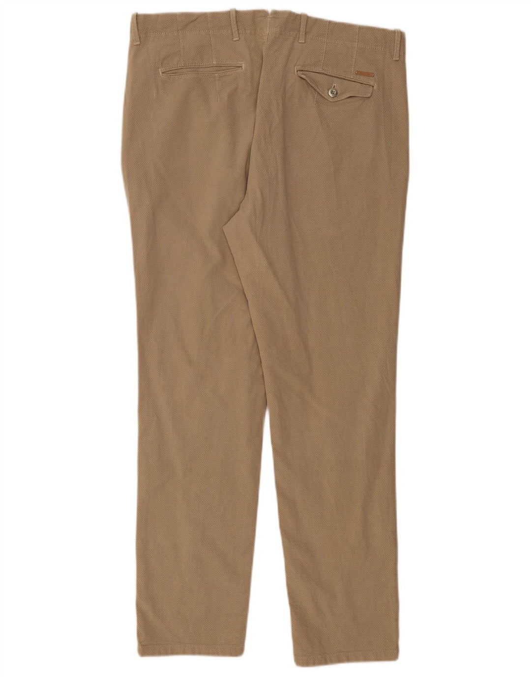 MASSIMO DUTTI Muške uske chino hlače EU 46 XL W36 L30 Bež pamuk