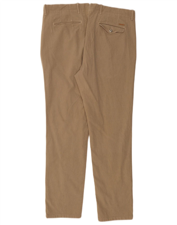 MASSIMO DUTTI Muške uske chino hlače EU 46 XL W36 L30 Bež pamuk