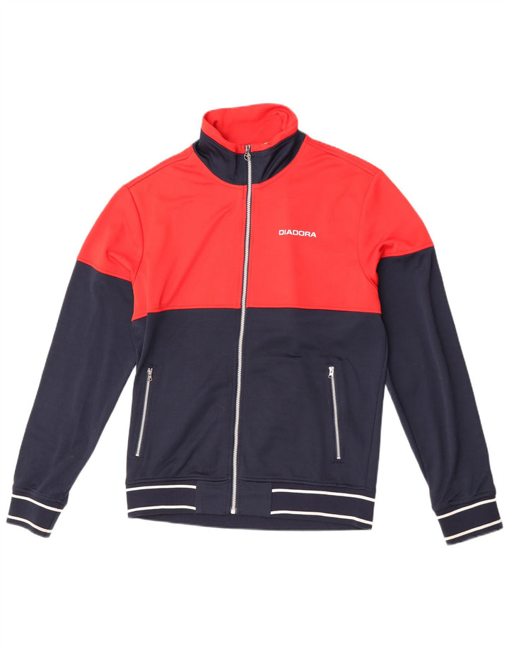 Diadora ženska gornja jakna trenirke UK 18 XL poliester crvene boje