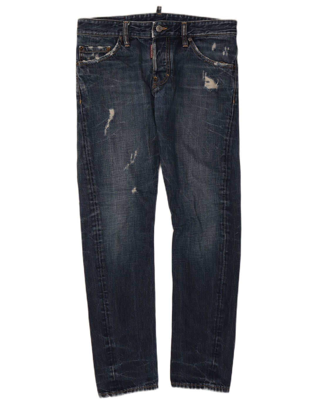 Dsquared ženske uske traperice IT 46 Large W32 L29 plavi pamuk