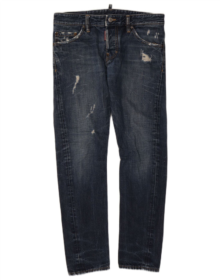 Dsquared ženske uske traperice IT 46 Large W32 L29 plavi pamuk