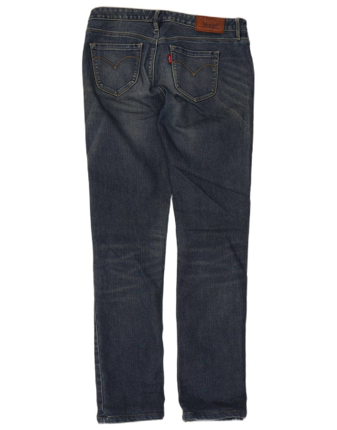 Levi's ženske uske traperice W28 L31 plavi pamuk