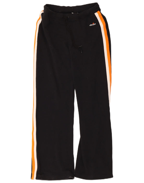 Ellesse ženske hlače za trenirku UK 12 srednje crne pamučne boje