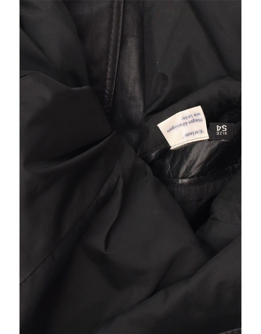 Vintage muška kožna jakna UK 38 srednje crna koža