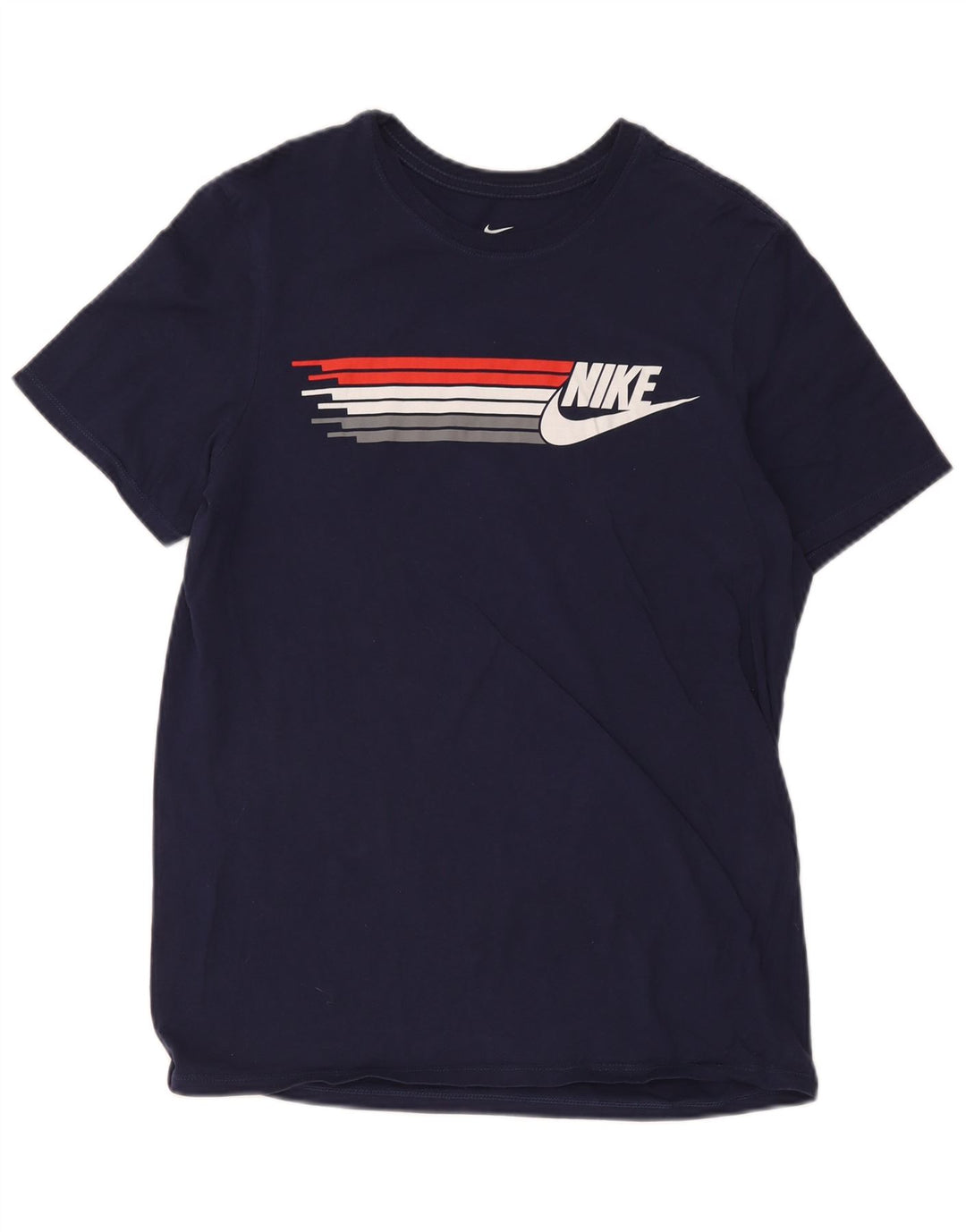 Muška majica kratkih rukava atletskog kroja Nike srednje tamnoplava