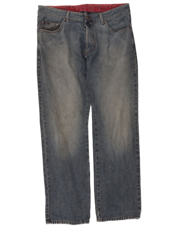 Gant Mens Jason Regular Fit Straight Jeans W36 L32 Plavi pamuk
