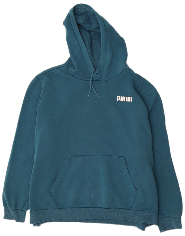 PUMA Muška majica s kapuljačom 2XL plavi poliester