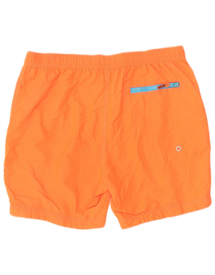 Superdry muške kratke hlače za kupanje s grafičkim motivima XL narančasti poliester