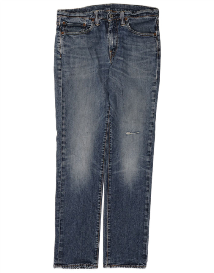 Levi's muške 511 uske traperice s oštećenim izgledom W32 L32 plavi pamuk