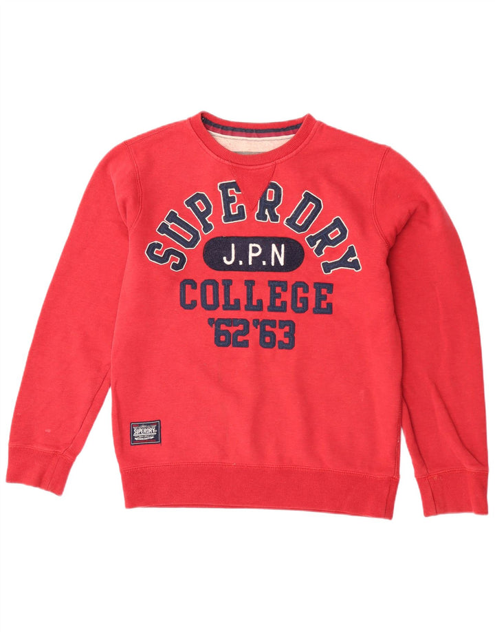Superdry muška majica s grafičkim motivima, veliki crveni pamuk