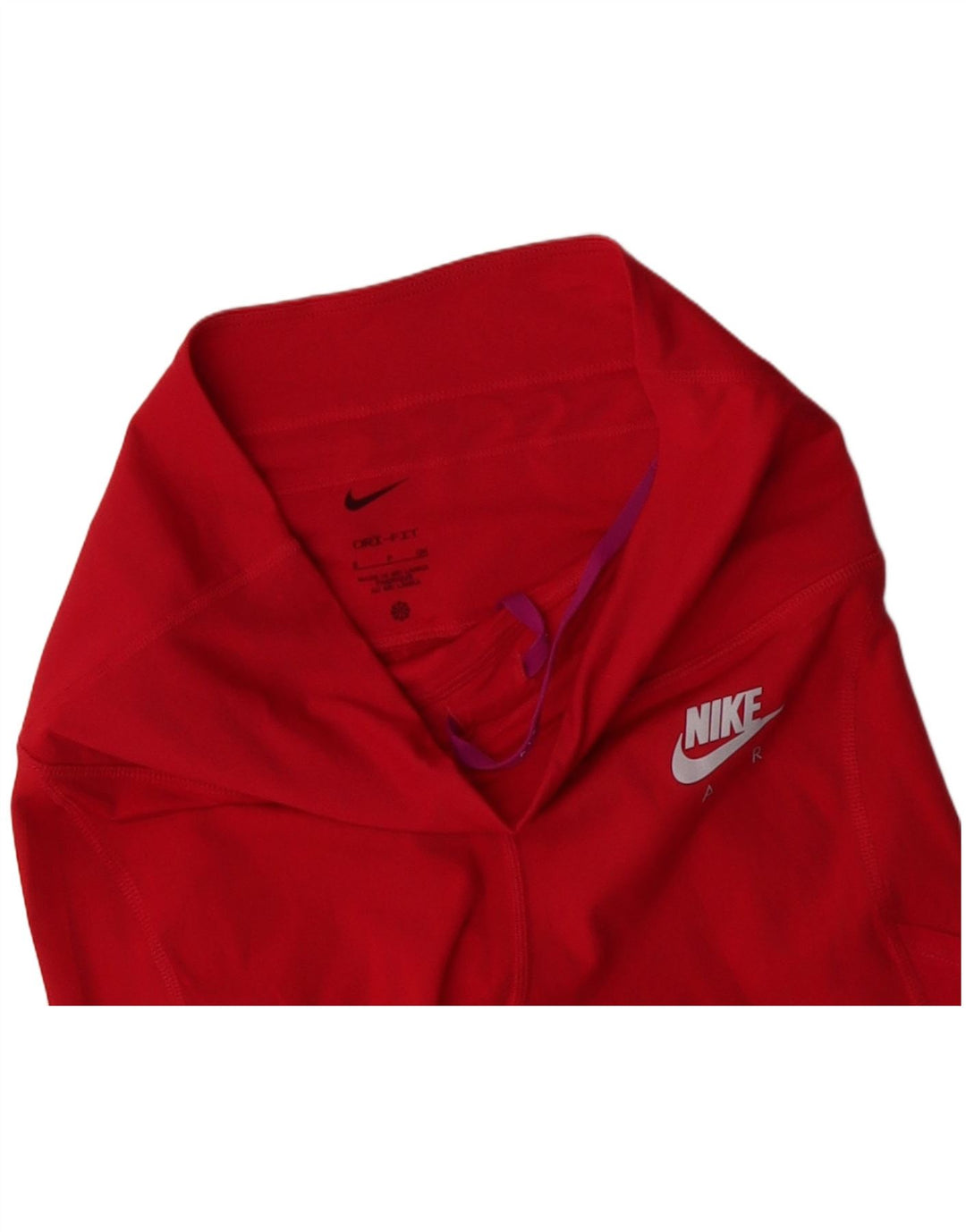 NIKE Ženske Dri Fit Leggings UK 8 Mali crveni poliester