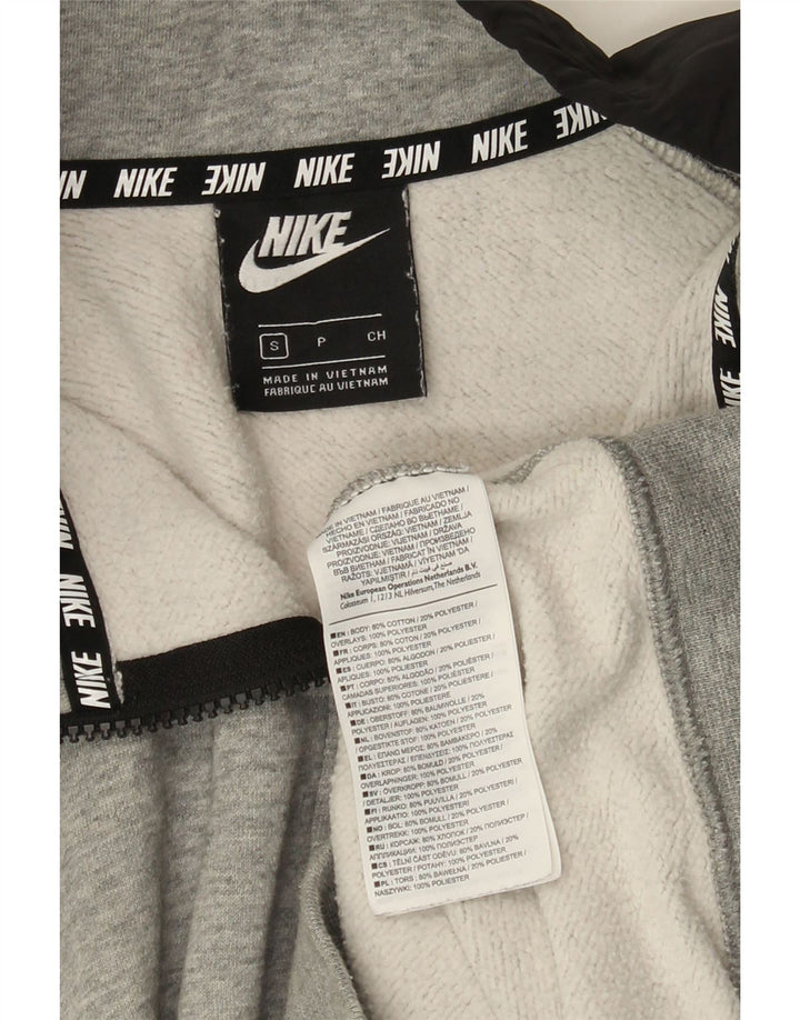 Nike Muška gornja jakna od trenirke Mala siva pamučna boja