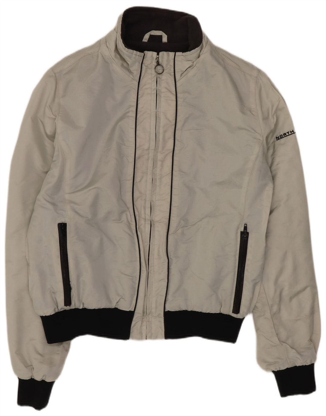 Muška bomber jakna North Sails UK 40 Large Grey Colourblock poliamid