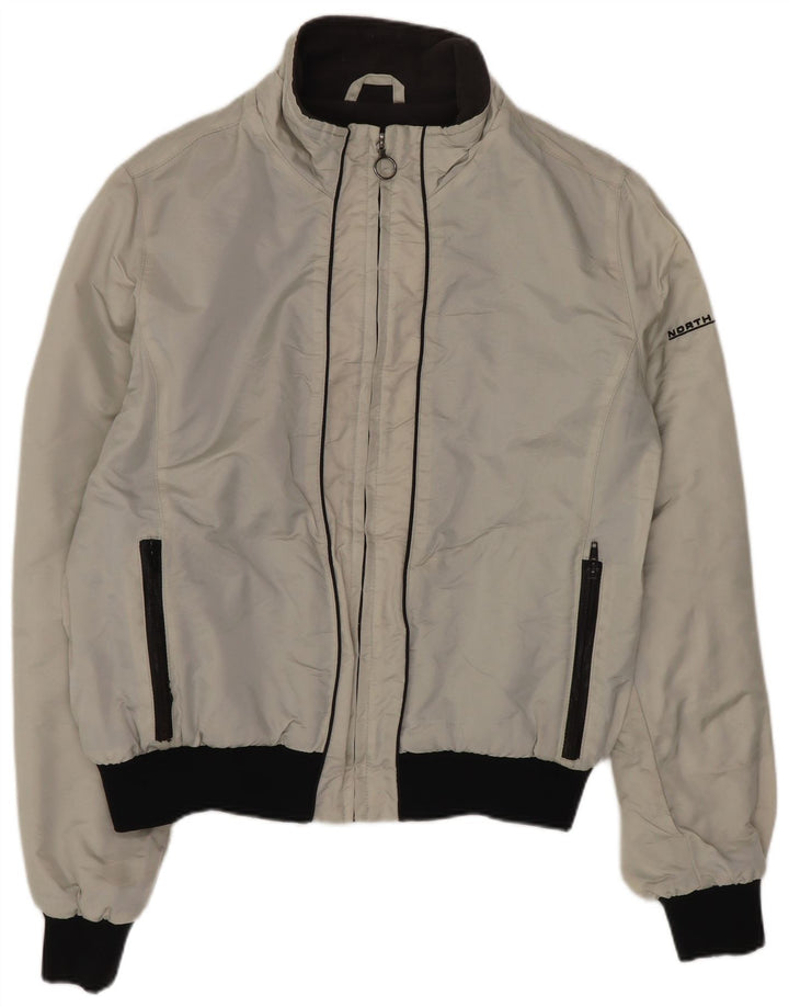 Muška bomber jakna North Sails UK 40 Large Grey Colourblock poliamid