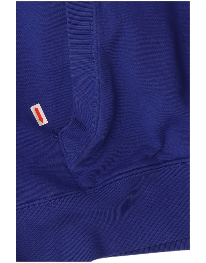 CONVERSE muška majica s kapuljačom s kapuljačom, veliki plavi pamuk