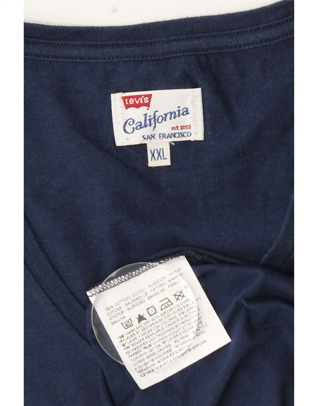 LEVI'S Muška majica kratkih rukava 2XL tamnoplavi pamuk